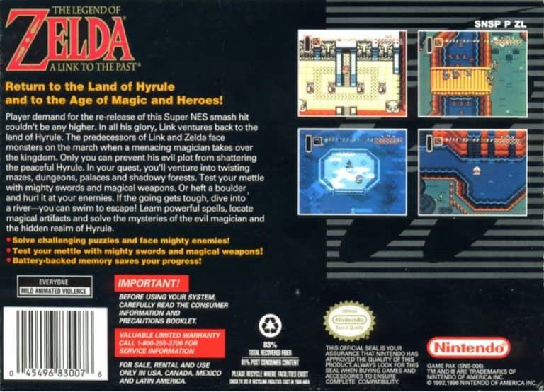 A Retro Review - The Legend Of Zelda: A Link To The Past - The 'Tude Dude