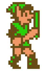 Pixilart - Link (Zelda ii: adventure of link) by DRWHO